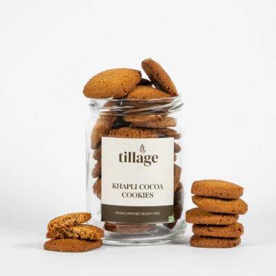 Vegan Khapli Cocoa Cookies