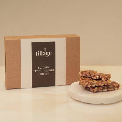 Jaggery Peanut Chikki Brittle